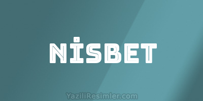 NİSBET