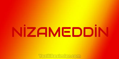 NİZAMEDDİN