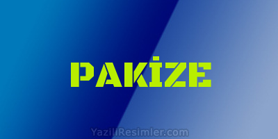 PAKİZE