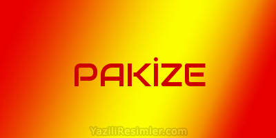 PAKİZE