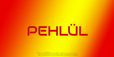 PEHLÜL