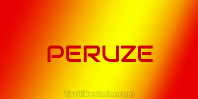 PERUZE