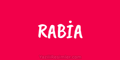 RABİA