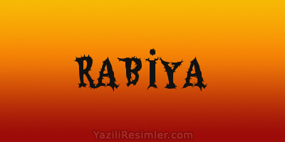 RABİYA