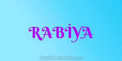 RABİYA