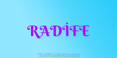 RADİFE