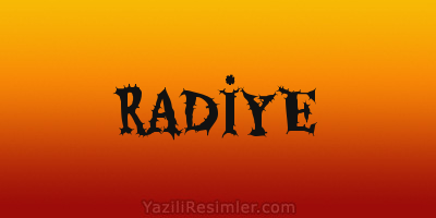 RADİYE