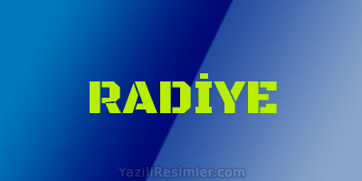 RADİYE