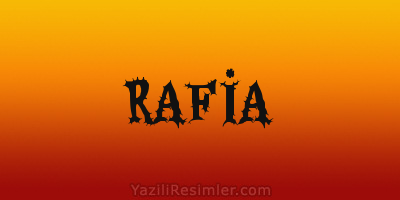 RAFİA