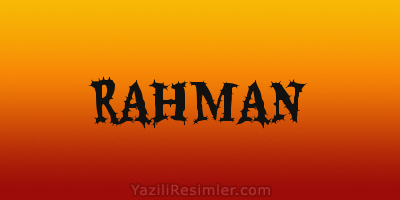 RAHMAN