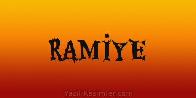 RAMİYE