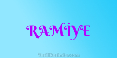 RAMİYE