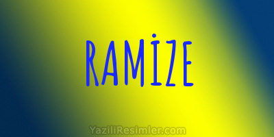 RAMİZE