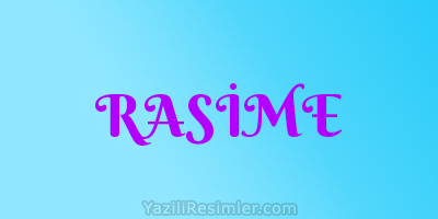 RASİME