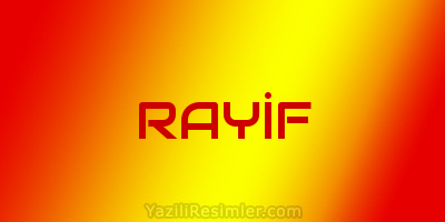 RAYİF