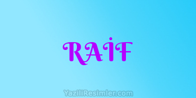 RAİF