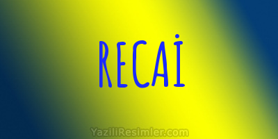 RECAİ