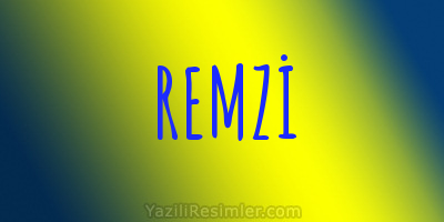 REMZİ