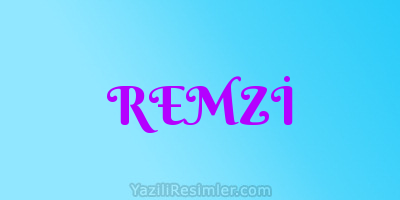 REMZİ