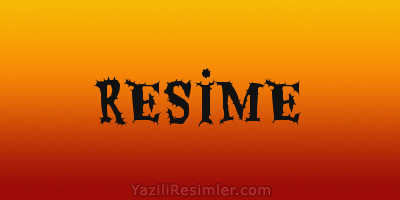 RESİME