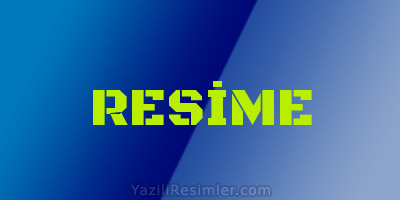 RESİME