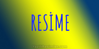 RESİME