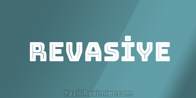 REVASİYE