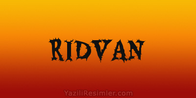 RIDVAN