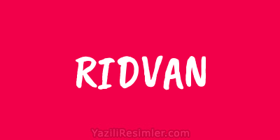 RIDVAN