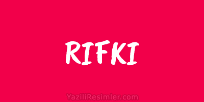 RIFKI