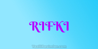 RIFKI