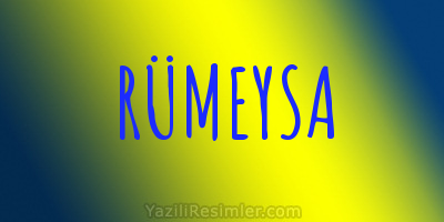 RÜMEYSA