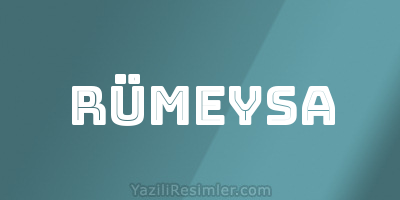 RÜMEYSA