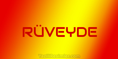 RÜVEYDE