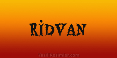 RİDVAN