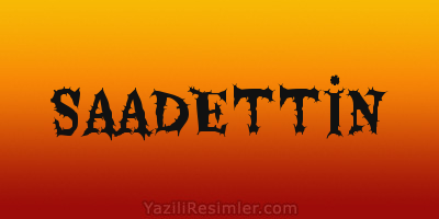 SAADETTİN