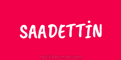 SAADETTİN