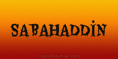 SABAHADDİN