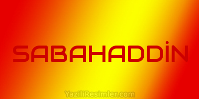 SABAHADDİN