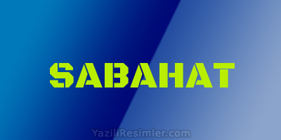 SABAHAT