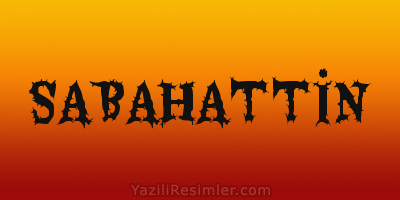 SABAHATTİN