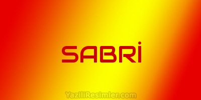 SABRİ