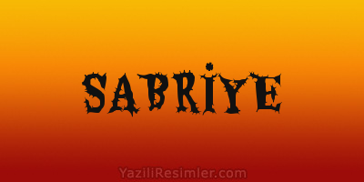 SABRİYE