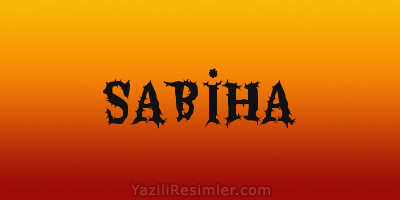 SABİHA