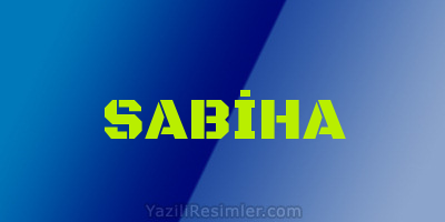 SABİHA