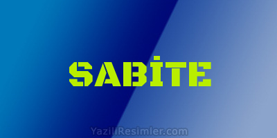 SABİTE