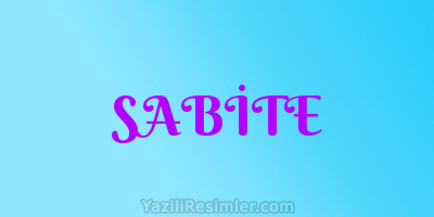 SABİTE