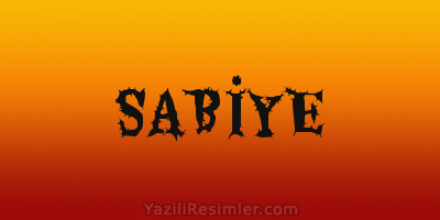 SABİYE