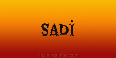 SADİ