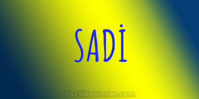 SADİ